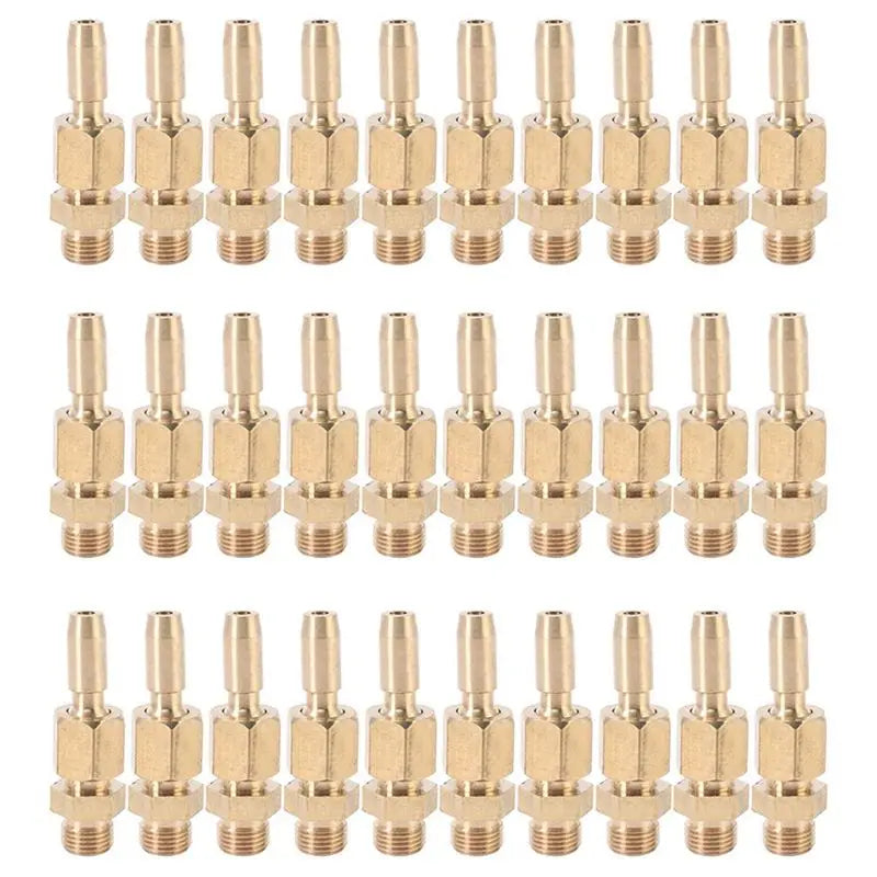 30-Pack Brass Fountain Nozzles 1/8" DN6 Spray Water Curtain