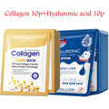 SADOER 20pc Hyaluronic Acid & Collagen Sheet Face Masks