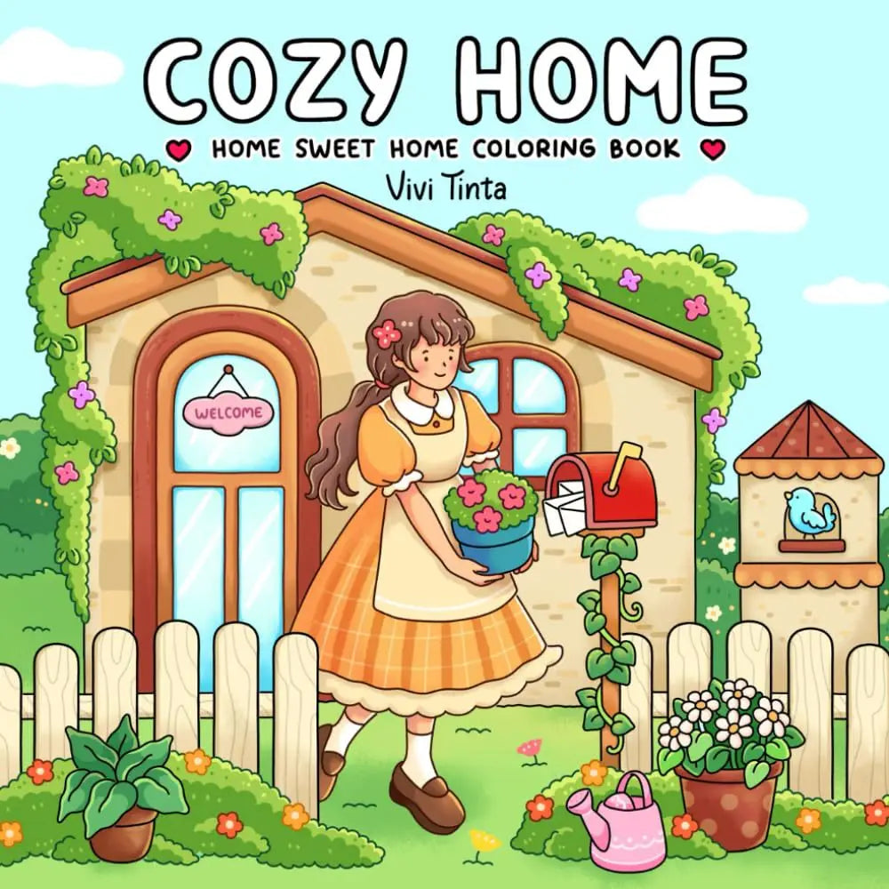 Adult Teen Cartoon Coloring Book Educational Drawing Toy Stress