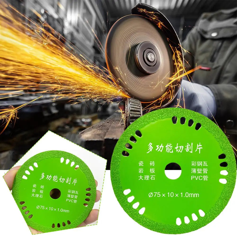 3-Pack 75mm Diamond Cutting Discs – Glass, Tile & Marble