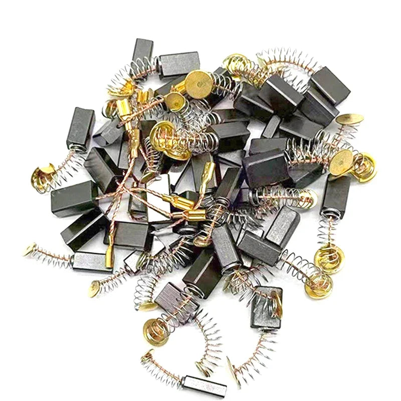 50-Piece Carbon Brush Kit for Drills, Grinders & Sanders