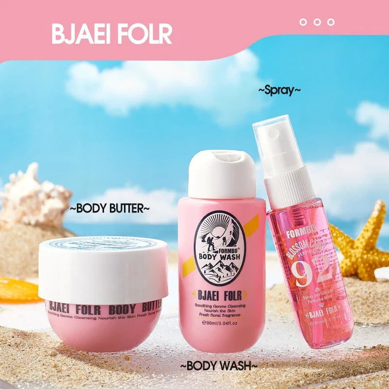 FORMBO 3-in-1 Perfume Set – Body Wash, Butter & Spray