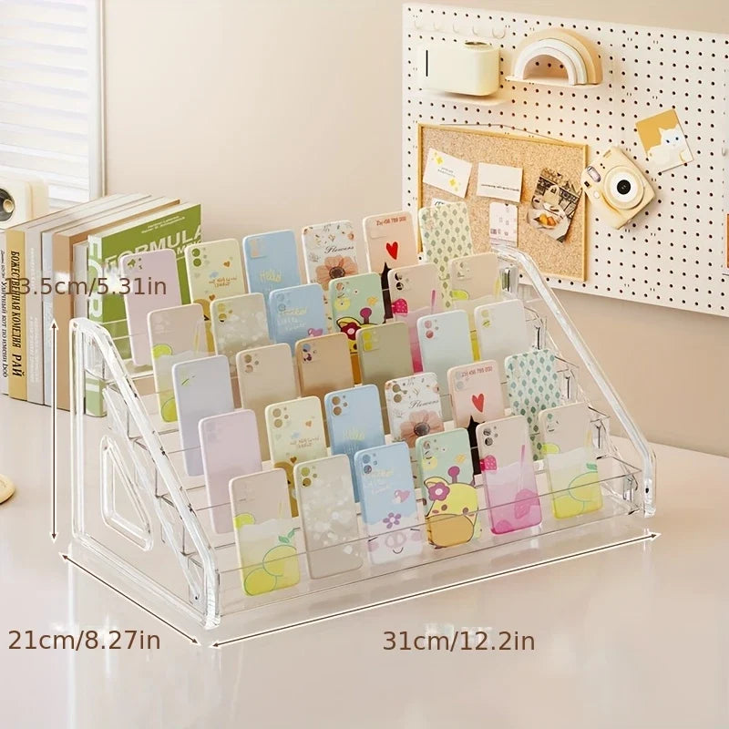 Acrylic Display Riser Stand | Clear Shelf for Perfume & Figures