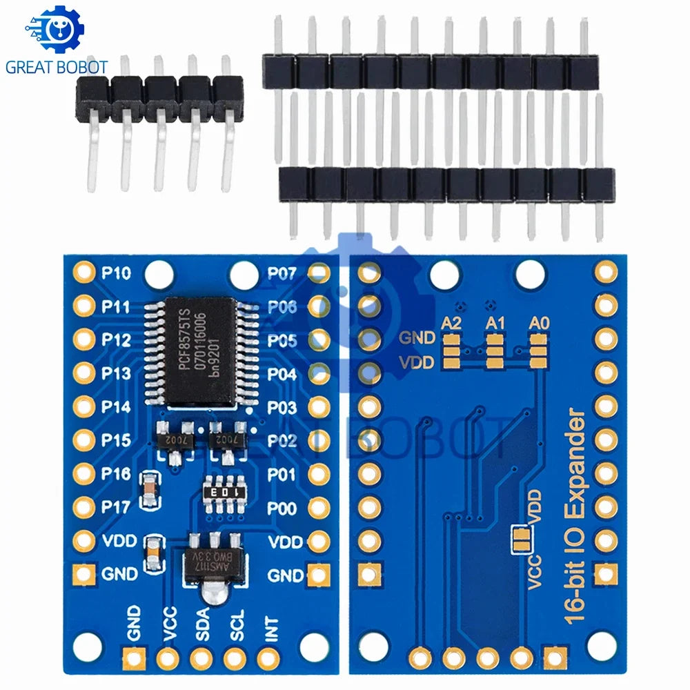 PCF8575 I2C IO Expander Module – 16 I/O Pins for Arduino