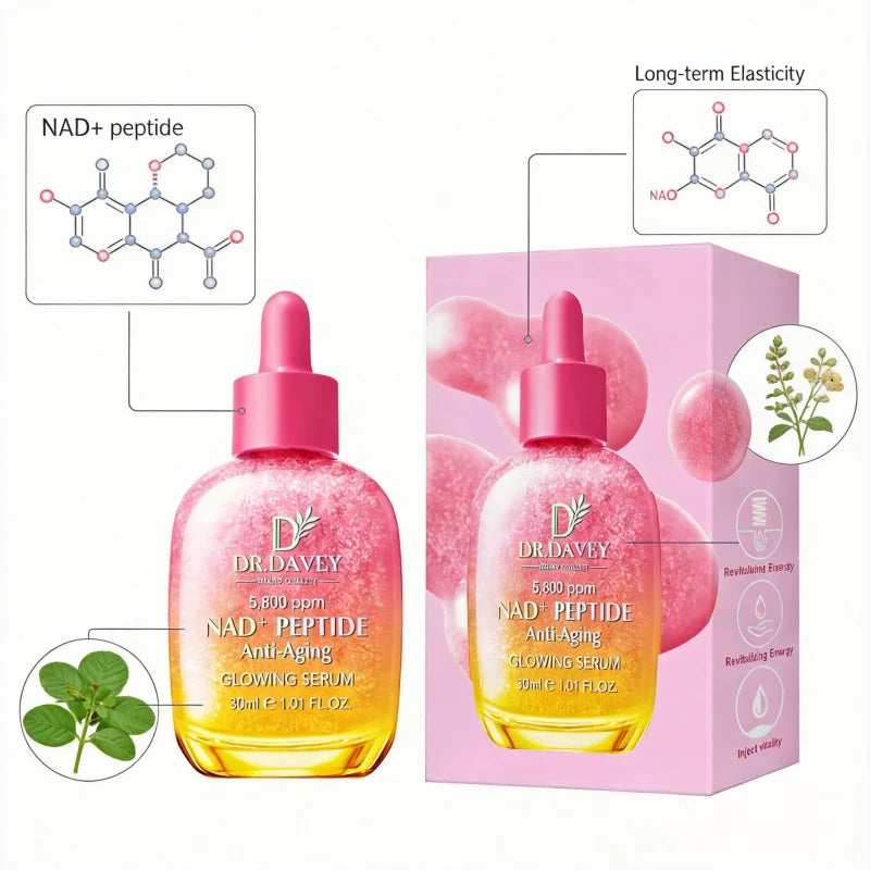 DR.DAVEY NAD+ Peptide Anti-Aging Glow Face Serum 30ml