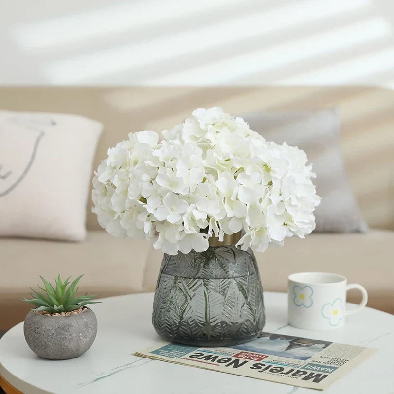 Artificial Silk Hydrangea Stems – Wedding & Home Décor