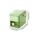 56-Cavity Double Layer Ice Tray with Press Lid & Storage Box