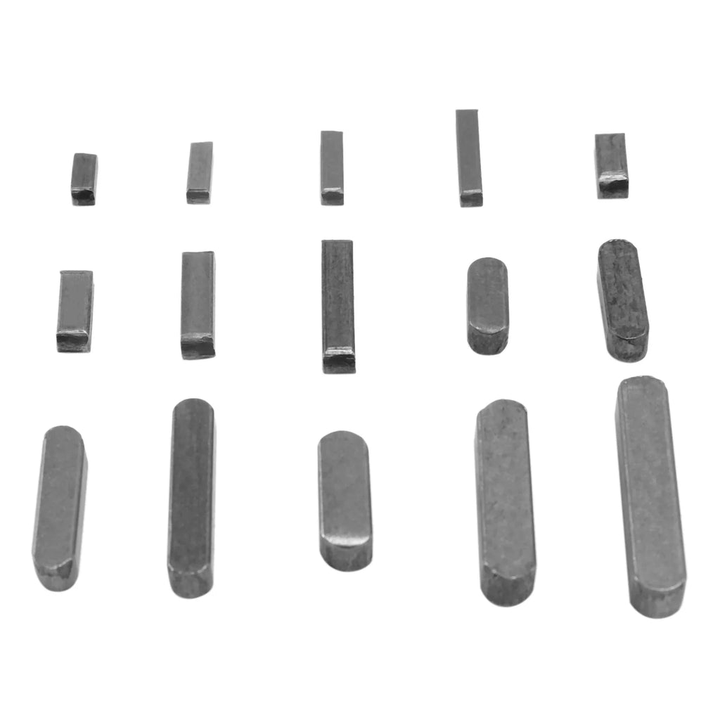 A36T- Key Stock Assortment X12mmx X20mm X25mm X30mm Keystock Parallel