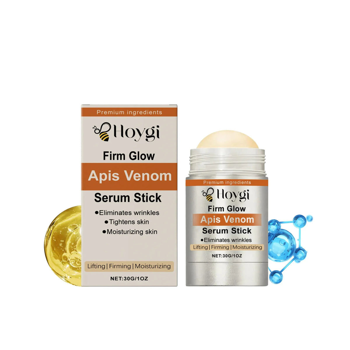 Hoygi Bee Venom Facial Serum Stick – Anti-Aging & Firming 30g