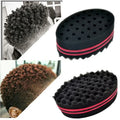 Oval Double-Sided Magic Twist Sponge Brush | Afro Coils