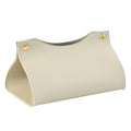 PU Leather Tissue Box Cover Holder | Elegant Desktop Organizer