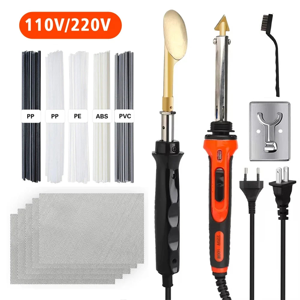 50W 100W Plastic Welding Repair Car Bumper Soldering Iron Temperature