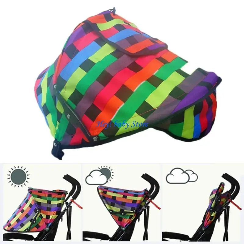 Baby Stroller Sun Shade Cover UV50+ Universal Rain Canopy