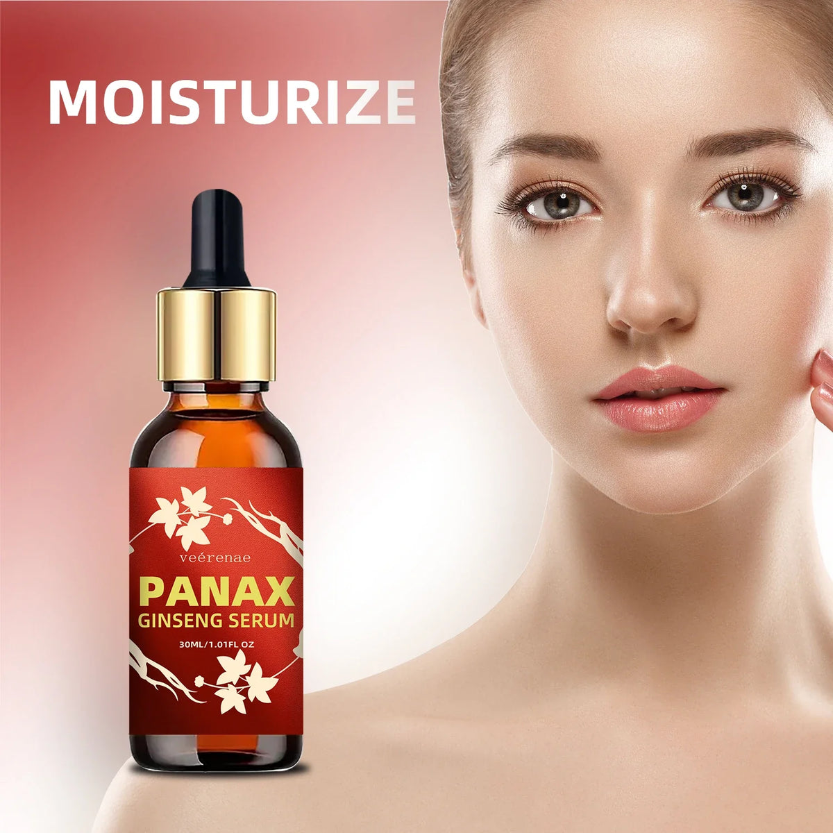 veérenae Panax Ginseng Face Serum – Oil-Free Hydrating Serum