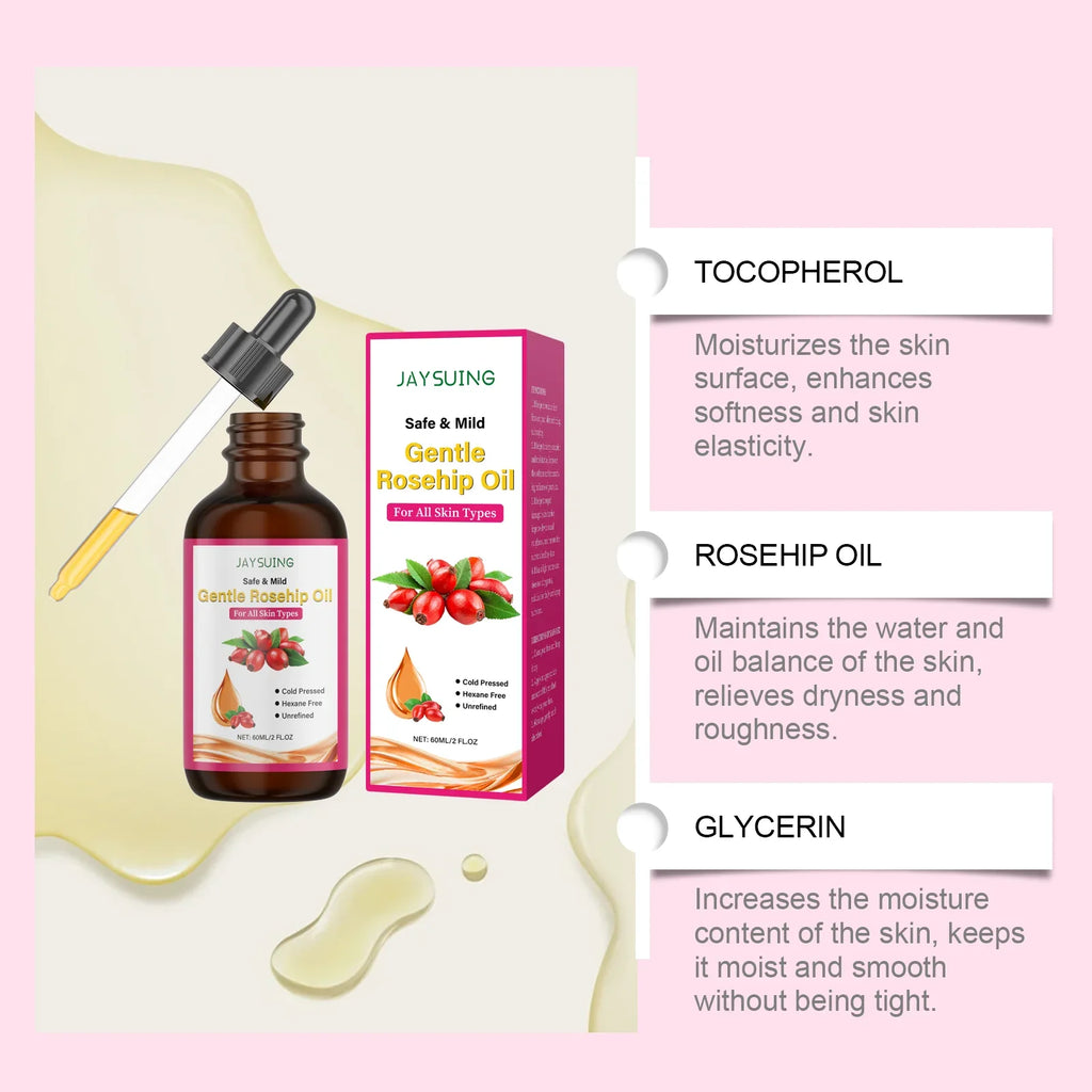 Rosehip Facial Oil Anti-Aging Moisturizing Essence Oil 60ml