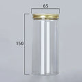 15 Sizes Clear Plastic Jar Pink Aluminum Lids Empty Face Cream
