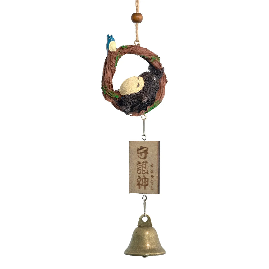 Japanese Copper Furin Wind Chime – Sleepy Cat Outdoor Bell Décor