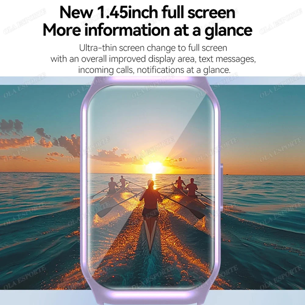 Smart Watch Bluetooth Calling Heart Rate&sleep Monitoring Flashlight