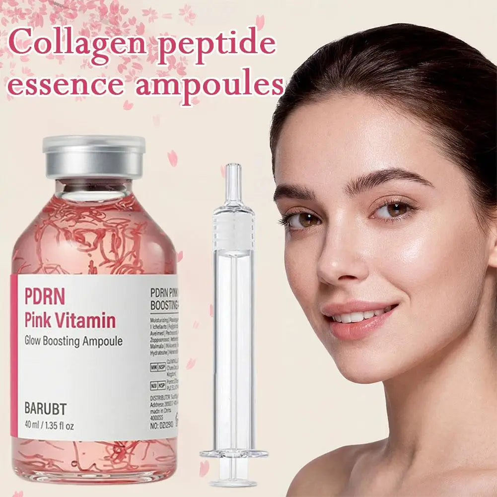 PDRN Pink Glow Ampoule – Collagen, Peptide & Hyaluronic Acid