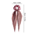 Flower Print Long Scrunchies & Hair Ties for Women – Elastic