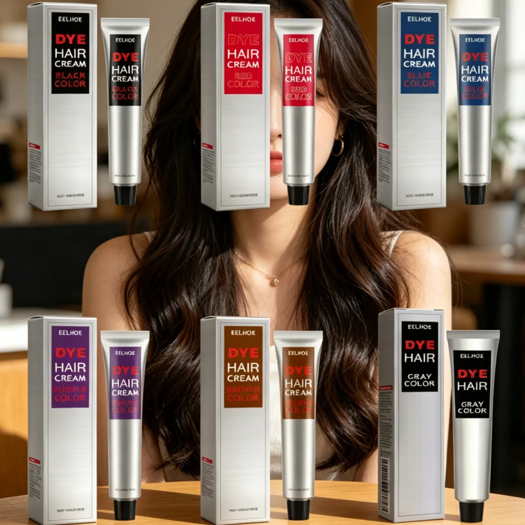 EELHOE Hair Dye Cream – Vibrant Long-Lasting Color 100g