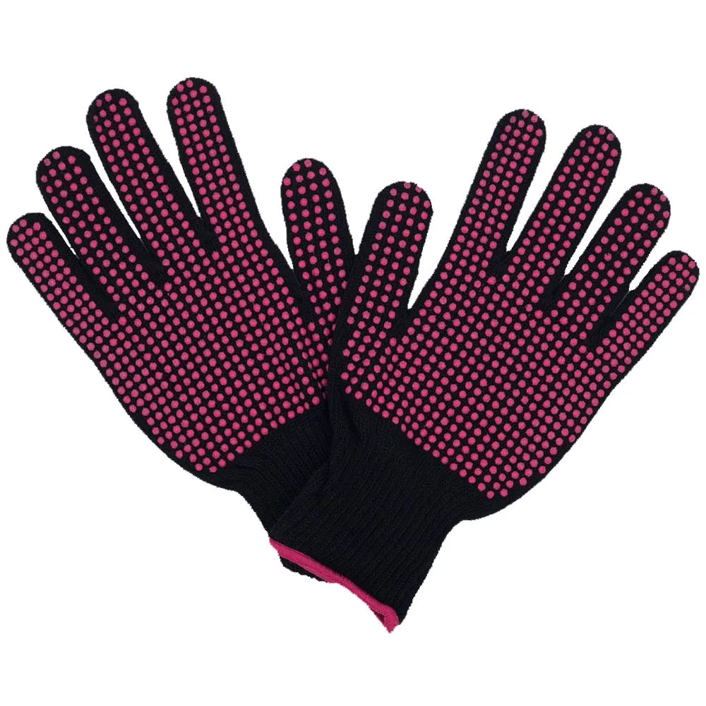 6-Pack Heat Resistant Gloves for Hair Styling – Curling & Flat Iron