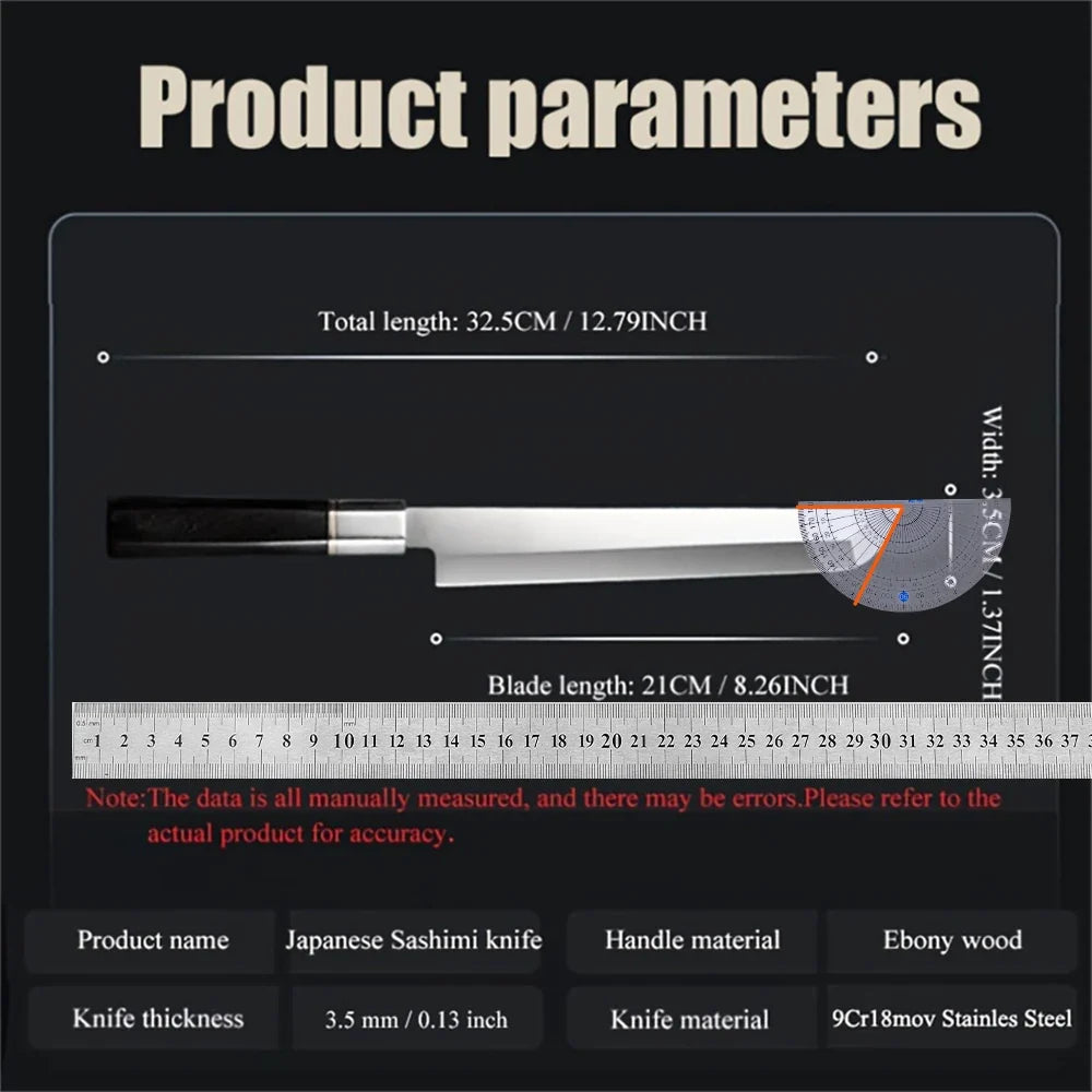 High Carbon Japanese Sashimi Knife – Sushi & Salmon Slicer