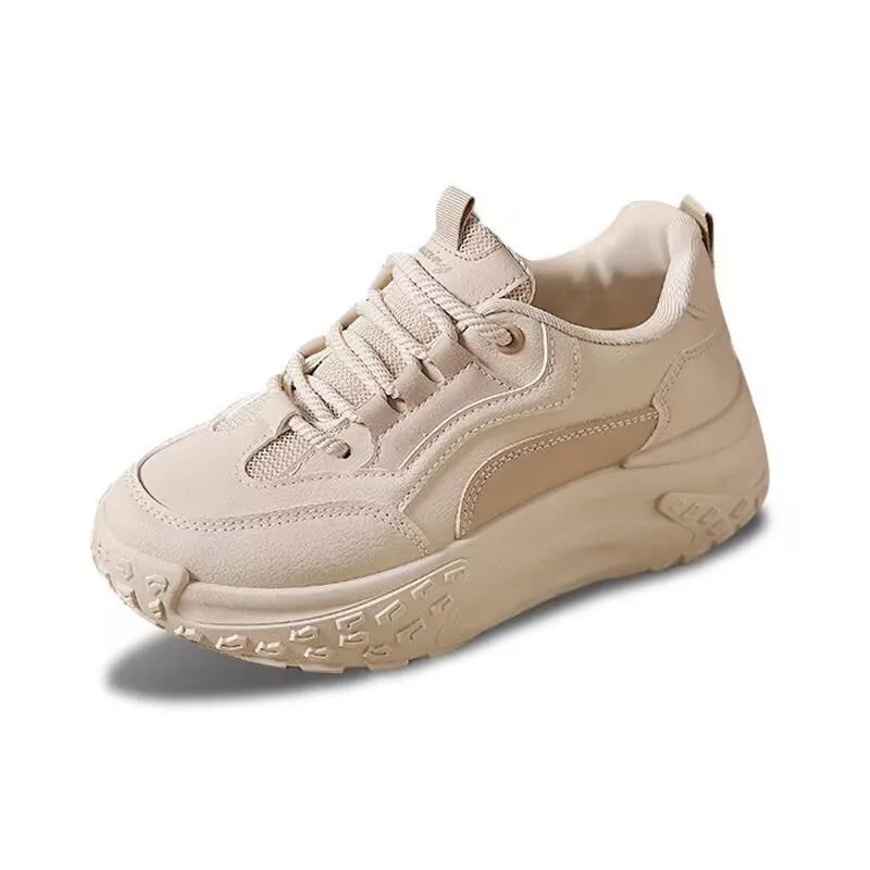 YBQJOO Women's Thick Sole Anti-Slip Casual Sneakers