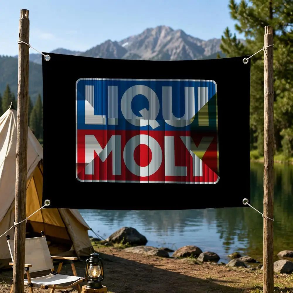 Liqui Moly Automotive Flag Banner – Wall Decor Indoor & Outdoor