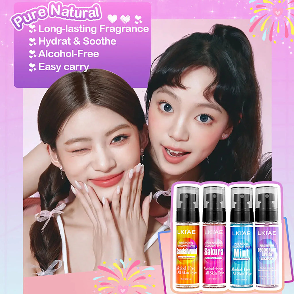 Natural Deodorant Spray | Jasmine & Sakura Body Mist 75ml