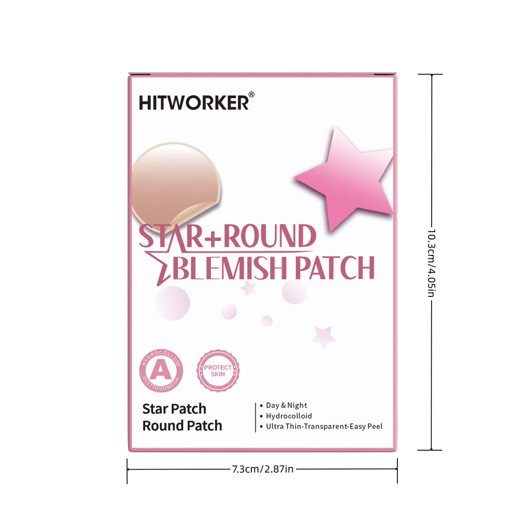 Star-Shaped Hydrocolloid Acne Patches 40ct | Alcohol-Free