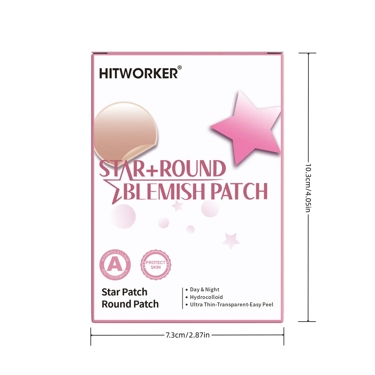 Star-Shaped Hydrocolloid Acne Patches 40ct | Alcohol-Free