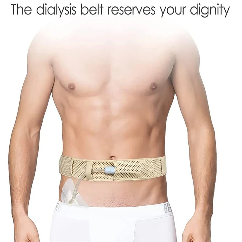 Adjustable Abdominal Catheter Fixation & Support Belt