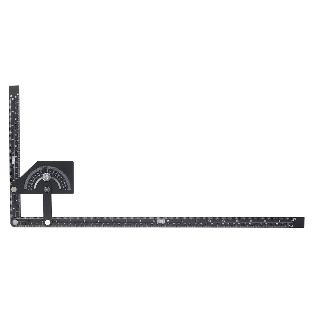 Bevel Protractor Universal 0-180 Degree Aluminum Angle Finder Ruler