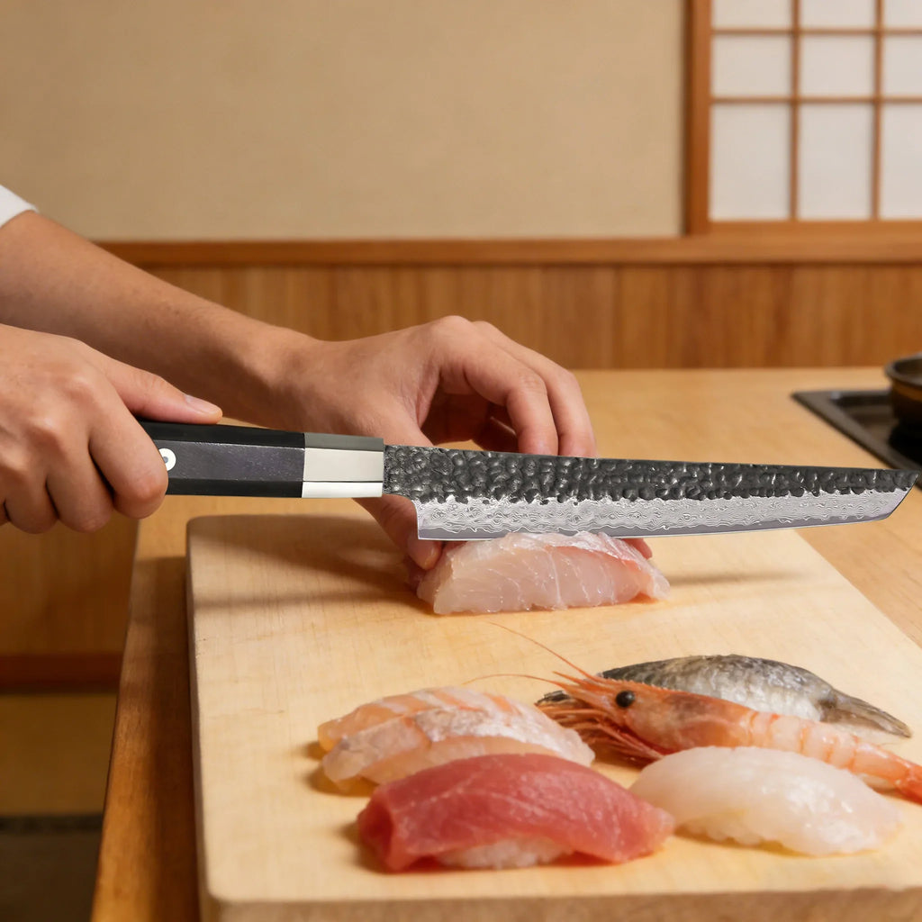 67-Layer Damascus Steel Sashimi & Fish Fillet Knife