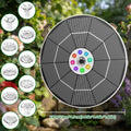 6.5W Solar Bird Bath Fountain Pump – LED Lights & Battery