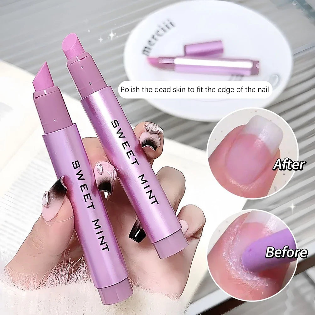 3-in-1 Ceramic Tip Cuticle Oil Pusher Pen | Nail Care Tool