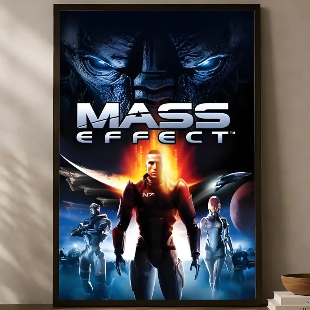 Mass Effect HD PVC Wall Poster – Self-Stick & Waterproof Decor