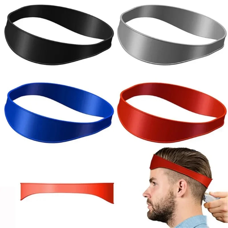 Silicone Hair Fade Guide Template | DIY Barber Neckline Band