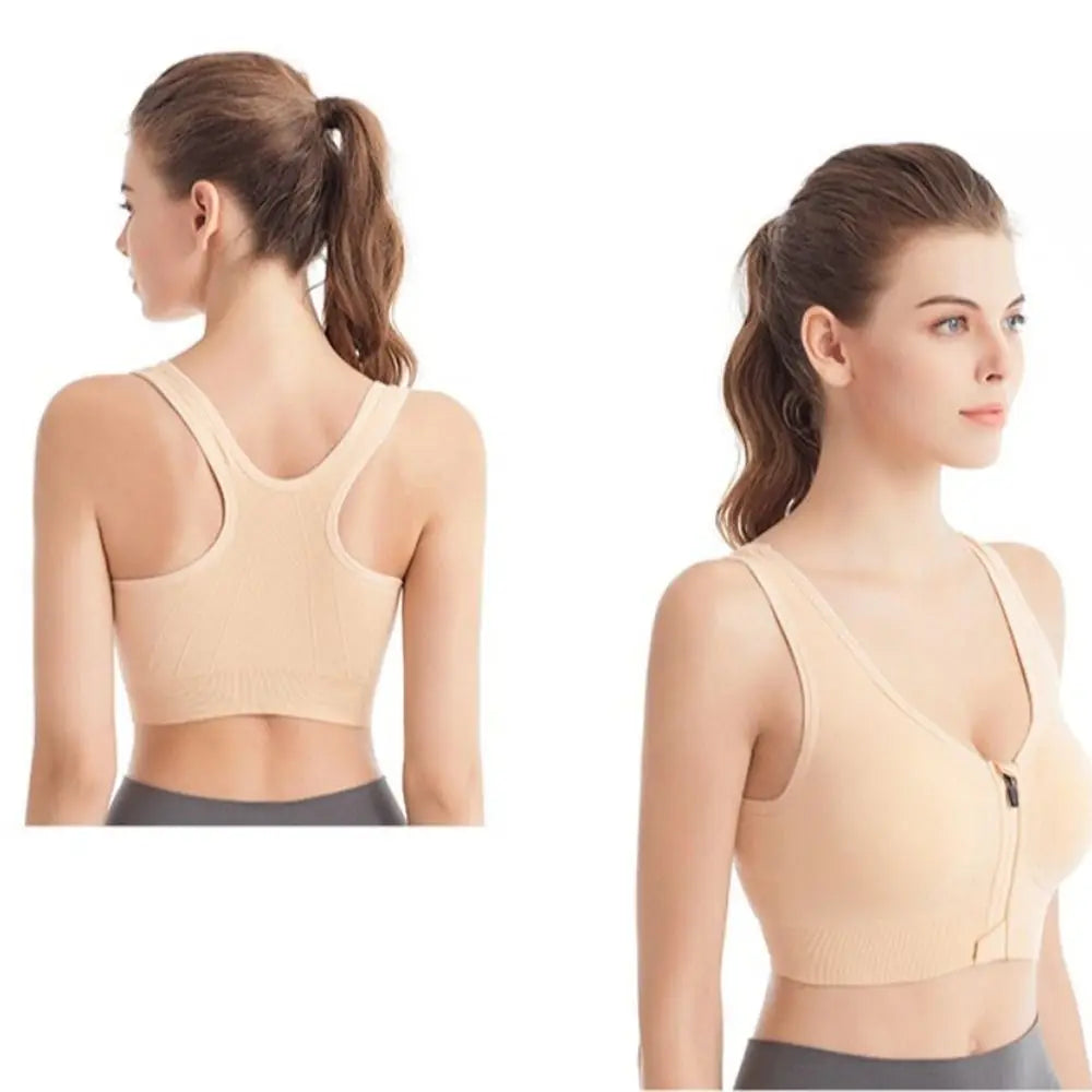 Women's Wireless Sports Bra – Breathable Hollow Yoga Bralette