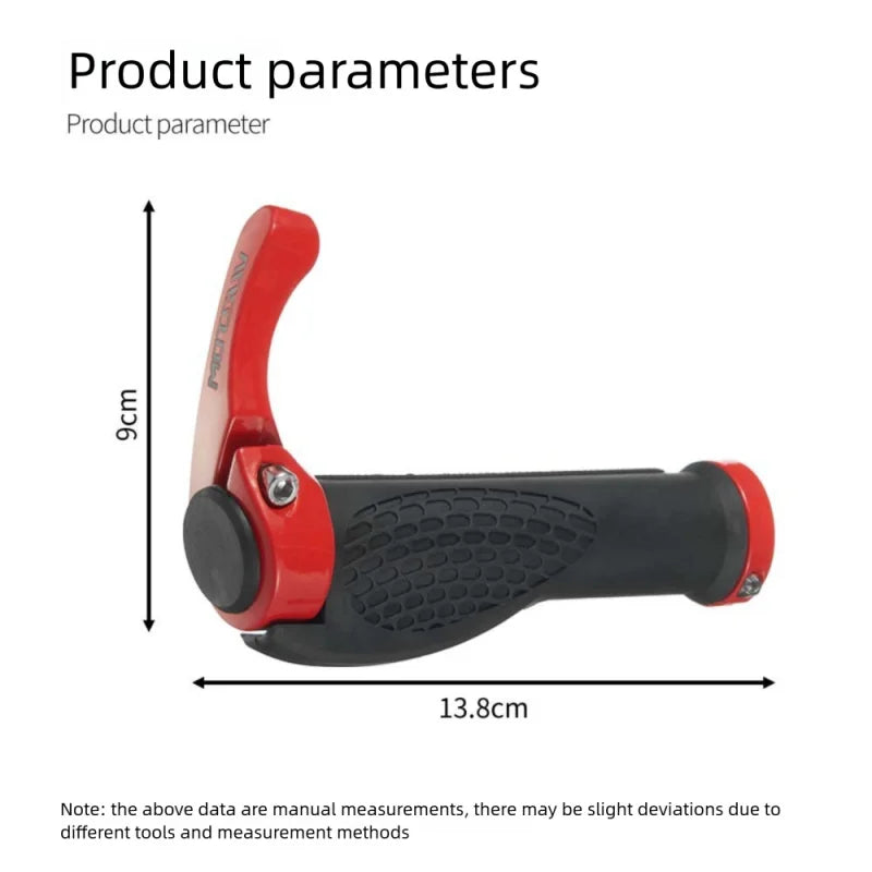 Ergonomic MTB Bike Bar Ends – Aluminum Alloy Cow Horn Grips
