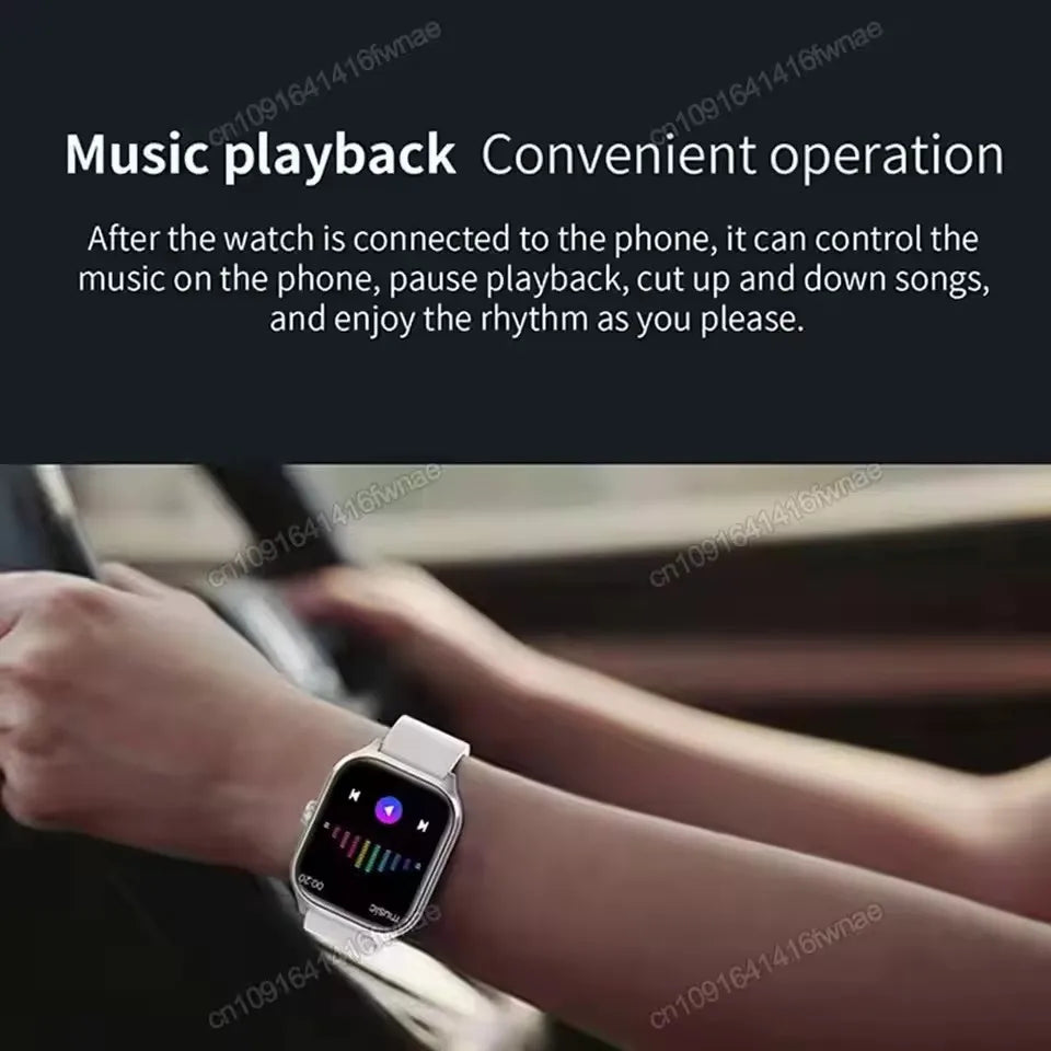 Smart Watch 2.01" Touch Screen Bluetooth Call Fitness Tracker