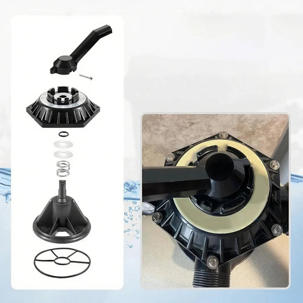 Diverter Gasket Kit for Pentair 272512 Hi-Flow 6-Way Multiport Valve