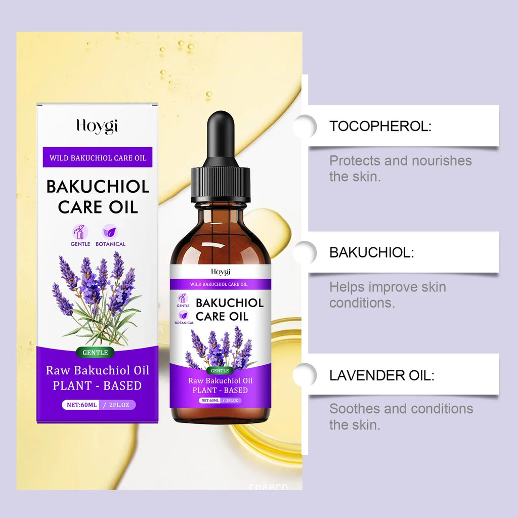 Hoygi Bakuchiol Lavender Face Serum Oil 60ml | Fine Lines