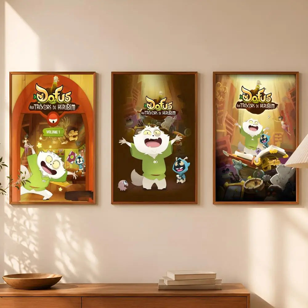 Dofus Kerub's Bazaar HD PVC Self-Stick Wall Art Poster