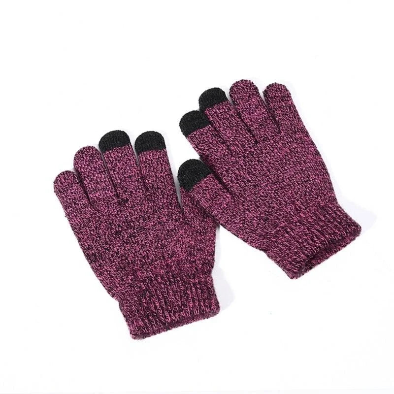 Kids Touchscreen Knitted Gloves – Soft, Warm & Comfortable