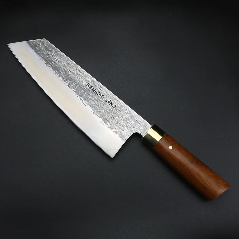 Hand Forged D2 Steel Chef's Knife – Wood Handle | XUAN FENG