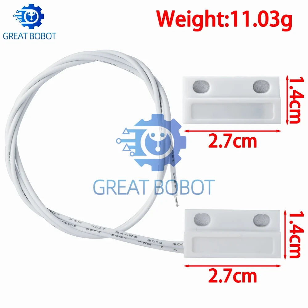 MC-38 Wired Magnetic Door Window Sensor for Arduino Alarms