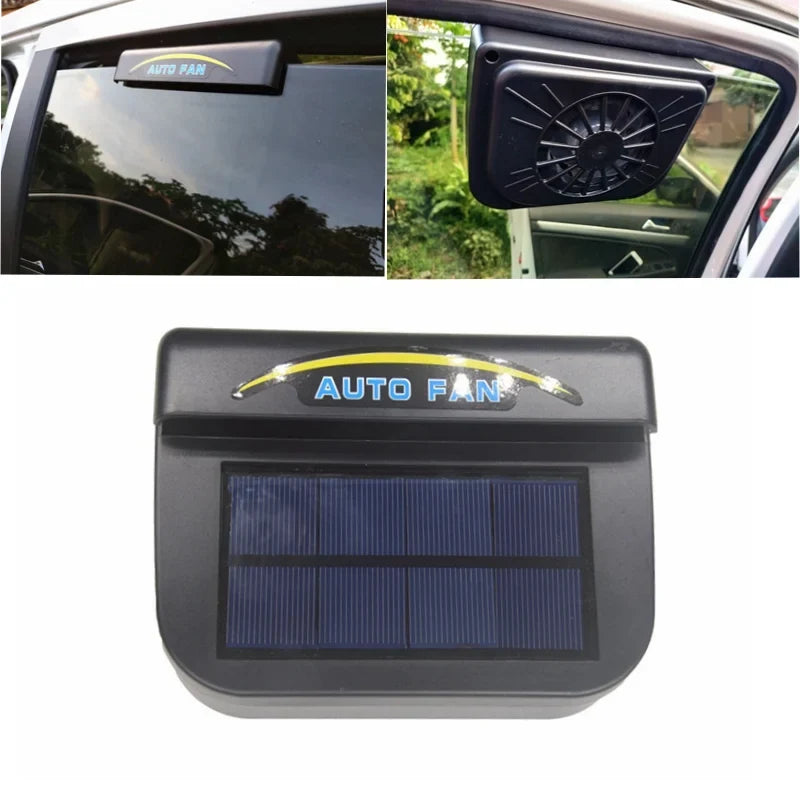 Solar Car Window Fan – Universal Ventilation & Cooling