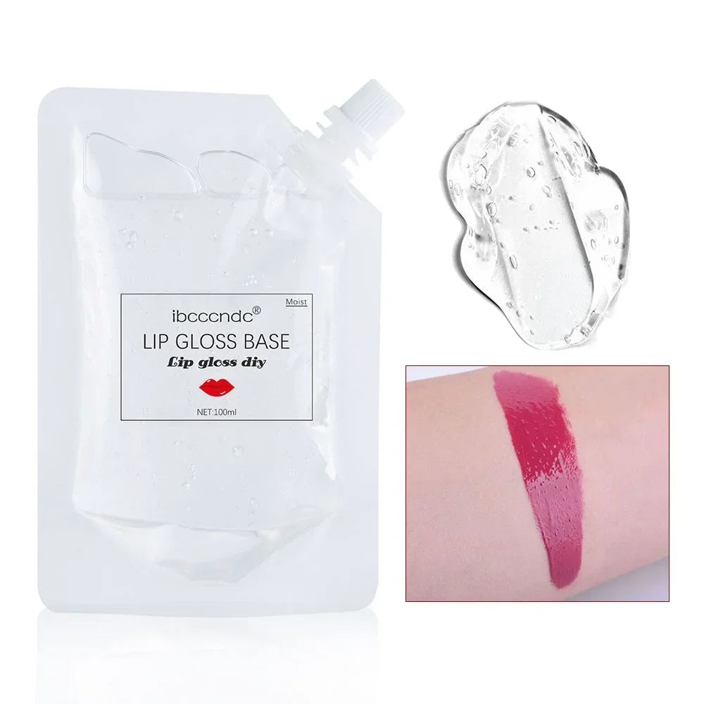 DIY Clear Lip Gloss Base Gel – Moisturizing & Odorless 5×100ml
